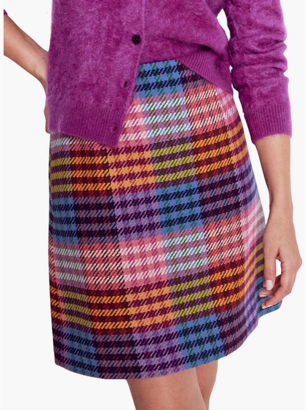 NEW! BODEN Gia Wool A Line Skirt